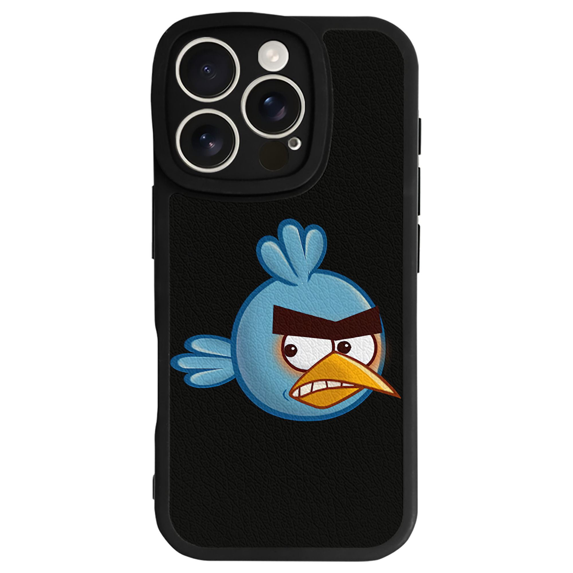 （画像用） Angry Birds アングリーバード 【iPhone 16シリーズ対応】シリコンスマホケース（レザー調） 材質：シリコン